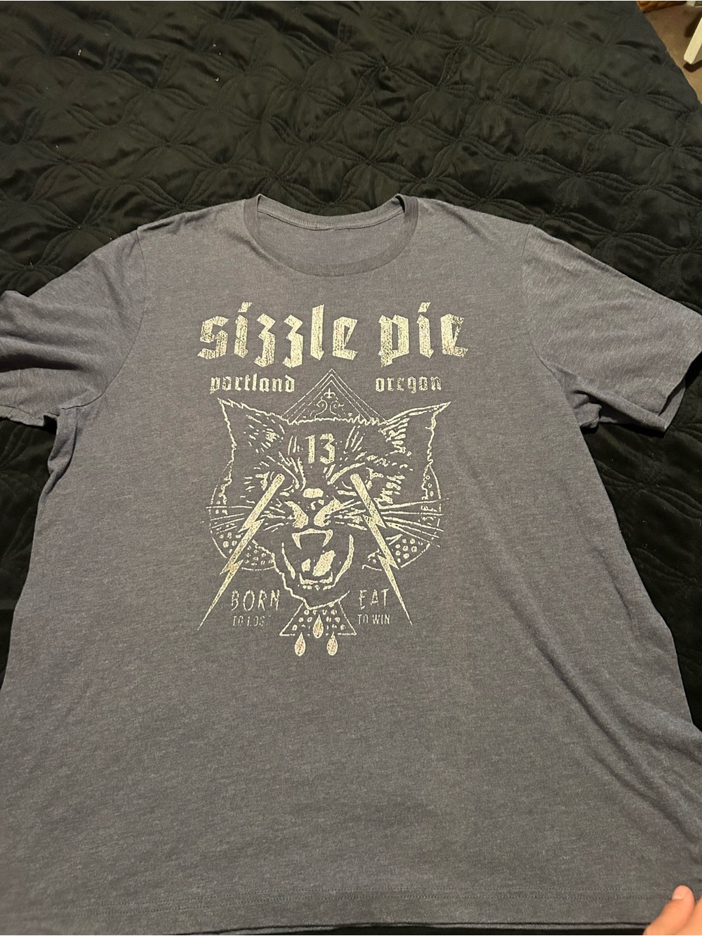 Portland Oregon Cat Graphic Tee - Gray